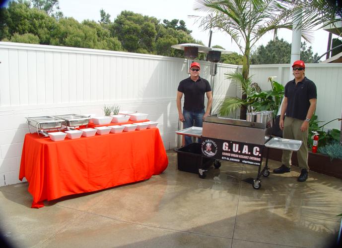 GUAC TACO Catering Setup Finished